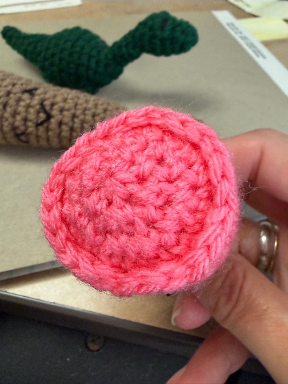 Handmade Crochet Cat Toys - Flower, Bat and Dino - Picture 3 of 5